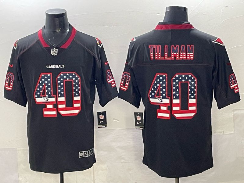 Men Arizona Cardinals #40 Tillman black 2025 Nike Limited NFL Jersey 02